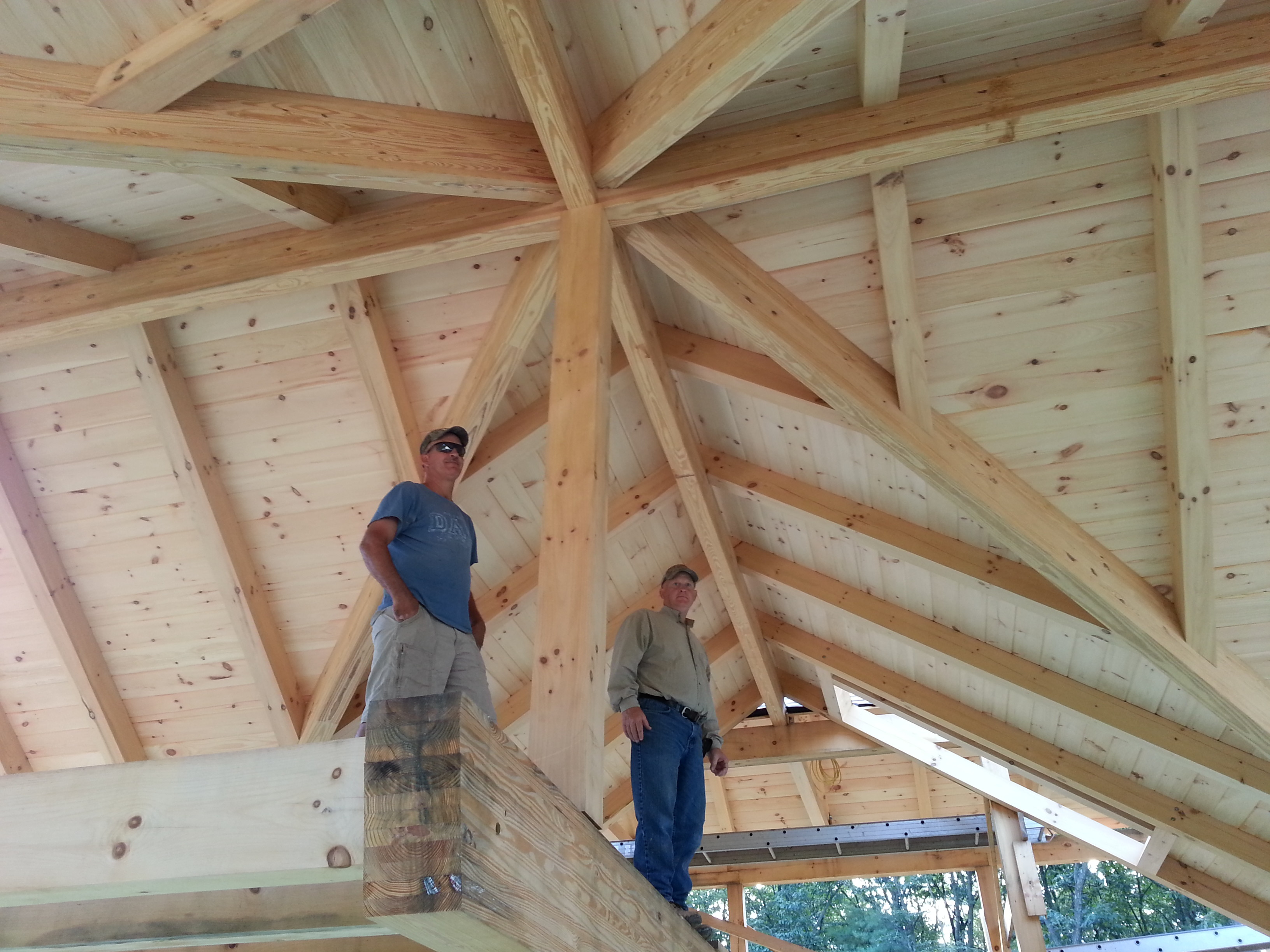 Post And Beam Homes Under Construction Part 5
