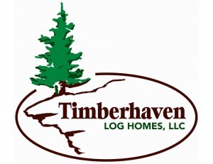 Timberhaven Log Homes logo, log homes, log cabin kits, log cabins, laminated, post and beam, under construction, custom wood home, kiln dried, Pennsylvania, custom post and beam home