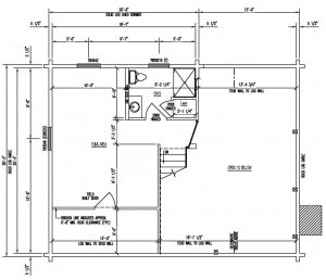 custom designed 2nd level floor plan, Timberhaven Log Homes, log homes, log cabin homes, log cabins, post and beam homes, timberframe homes, timber frame homes, laminated logs, engineered logs, floor plan designs, kiln dried logs