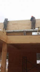 builders stacking gable end, solid log gables, Timberhaven Log Homes, log homes, log cabin homes, log cabins, post and beam homes, timberframe homes, timber frame homes, laminated logs, engineered logs, floor plan designs, kiln dried logs, Flury Builders, Joe Walsh, Timberhaven local reps, log homes in Massachusetts, log homes in Rhode Island, MA, RI, log home builders