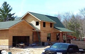 log home being built, windows and doors, Timberhaven Log Homes, log homes, log cabin homes, log cabins, post and beam homes, timberframe homes, timber frame homes, laminated logs, engineered logs, floor plan designs, kiln dried logs, Flury Builders, Joe Walsh, Timberhaven local reps, log homes in Massachusetts, log homes in Rhode Island, MA, RI, log home builders