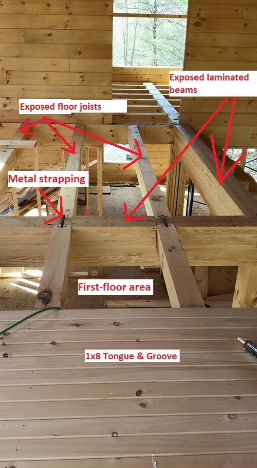 Rhode Island Log Home Flooring Installation