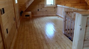 finished flooring in loft area, Name-brand components, Timberhaven Log Homes, Timberhaven Log and Timber Homes, log homes, log cabin homes, log cabins, post and beam homes, timberframe homes, timber frame homes, laminated logs, engineered logs, floor plan designs, kiln dried logs, Timberhaven local reps, log homes in PA, log home builders, kiln dried, interior finishes