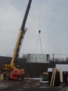 crane moving bag house for dust collection system, We are moving, Timberhaven Log Homes, Timberhaven Log & Timber Homes, log homes, log cabin homes, log cabins, post and beam homes, timberframe homes, timber frame homes, laminated logs, engineered logs, floor plan designs, kiln dried logs, Timberhaven local reps, log homes in Pennsylvania, PA