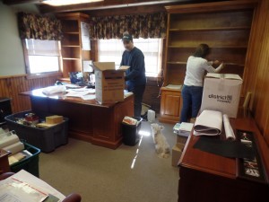 people packing up files, office relocation, log homes, log cabin homes, log cabins, post and beam homes, timberframe homes, timber frame homes, laminated logs, engineered logs, floor plan designs, kiln dried logs, Timberhaven local reps, log homes in Pennsylvania, log homes in PA, Timberhaven Log Homes, Timberhaven Log & Timber Homes