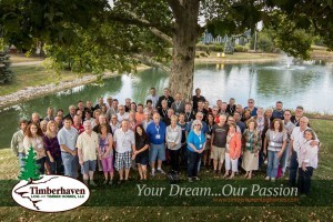 Timberhaven sales rep group photo by water, 2016 dealer meeting, log homes, log cabin homes, log cabins, post and beam homes, timberframe homes, timber frame homes, laminated logs, engineered logs, floor plan designs, kiln dried logs, Timberhaven local reps, log homes in Pennsylvania, log homes in PA, Timberhaven Log Homes, Timberhaven Log & Timber Homes