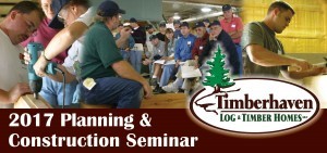 people participating in workshop, Timberhaven Log & Timber Homes logo, educational seminar, log homes, log cabin homes, log cabins, post and beam homes, timberframe homes, timber frame homes, laminated logs, engineered logs, floor plan designs, kiln dried logs, Timberhaven local reps, log homes in Pennsylvania, log homes in PA, Timberhaven Log Homes, Timberhaven Log & Timber Homes