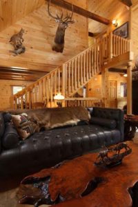 living area in a log home, Best home, log homes, log cabin homes, log cabins, post and beam homes, timberframe homes, timber frame homes, laminated logs, engineered logs, floor plan designs, kiln dried logs, Timberhaven local reps, log homes in Pennsylvania, log homes in PA, Timberhaven Log Homes, Timberhaven Log & Timber Homes