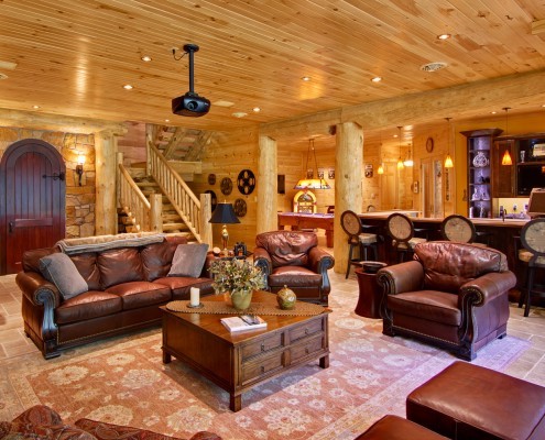 Epic Entertainment Space - Log Home