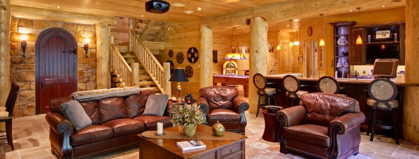 Epic Entertainment Space - Log Home