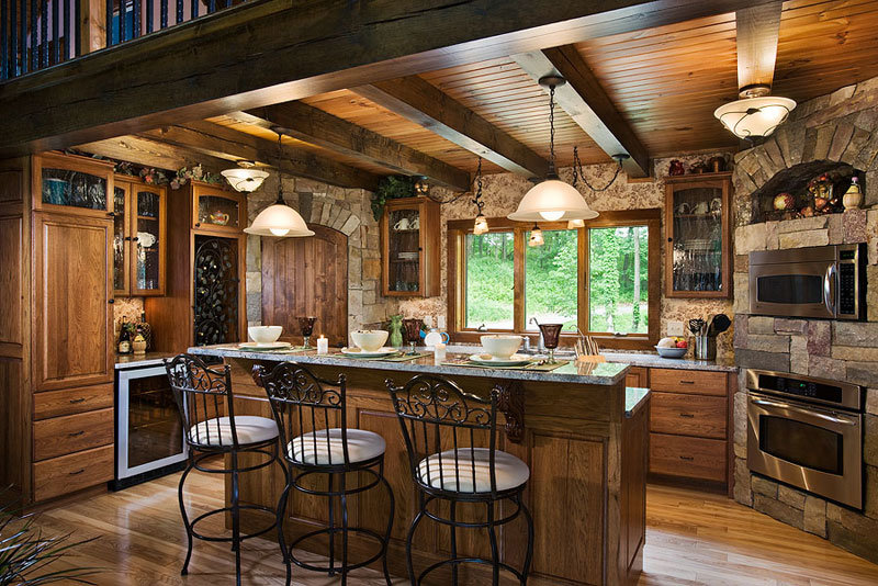 Kitchens & Dining - Timberhaven Log & Timber Homes