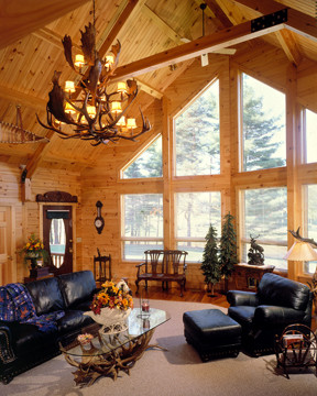 Great Rooms Timberhaven Log Timber Homes