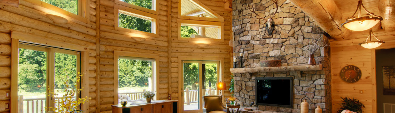 Log Home Great Room