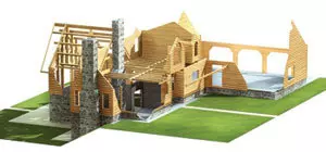 Lumber Log Home Package