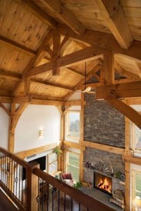 Timber Frame Great Room Greatness, log home living, timber frame home living, log home lifestyle, timber frame lifestyle, Timberhaven, Engineered Logs, Engineered Timbers, log cabin kits, timber frame kits, log home living lifestyle