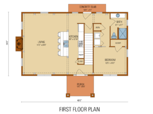 craftsman timber frame floor plan