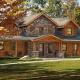 Sacchini Custom Log Cabin with Stone Accents