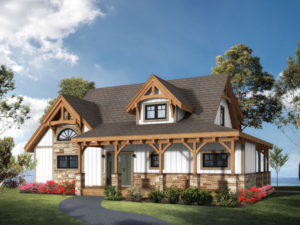 timber frame cottage-type home, cottage timber frame, timber frame homes, timberframe homes, timber frame designs, cottage home designs, Timberhaven, engineered wood