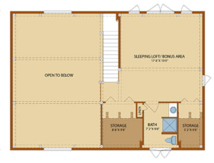 floor plan of timber frame home, cottage timber frame, timber frame homes, timberframe homes, timber frame designs, cottage home designs, Timberhaven, engineered wood