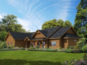 modified sullivan log home, log home plan, log home design, Timberhaven Log & Timber Homes, Timberhaven, log home living magazine