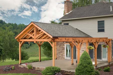 Timber Frame Pavilion and Pergola