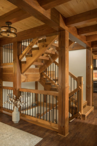 Timber stairs