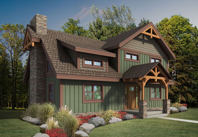 Craftsman Timber Frame Exterior