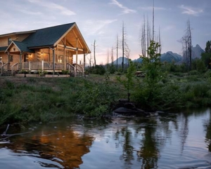 waterfront log home, log cabin homes, Timberhaven, log cabin, log home new magazine feature