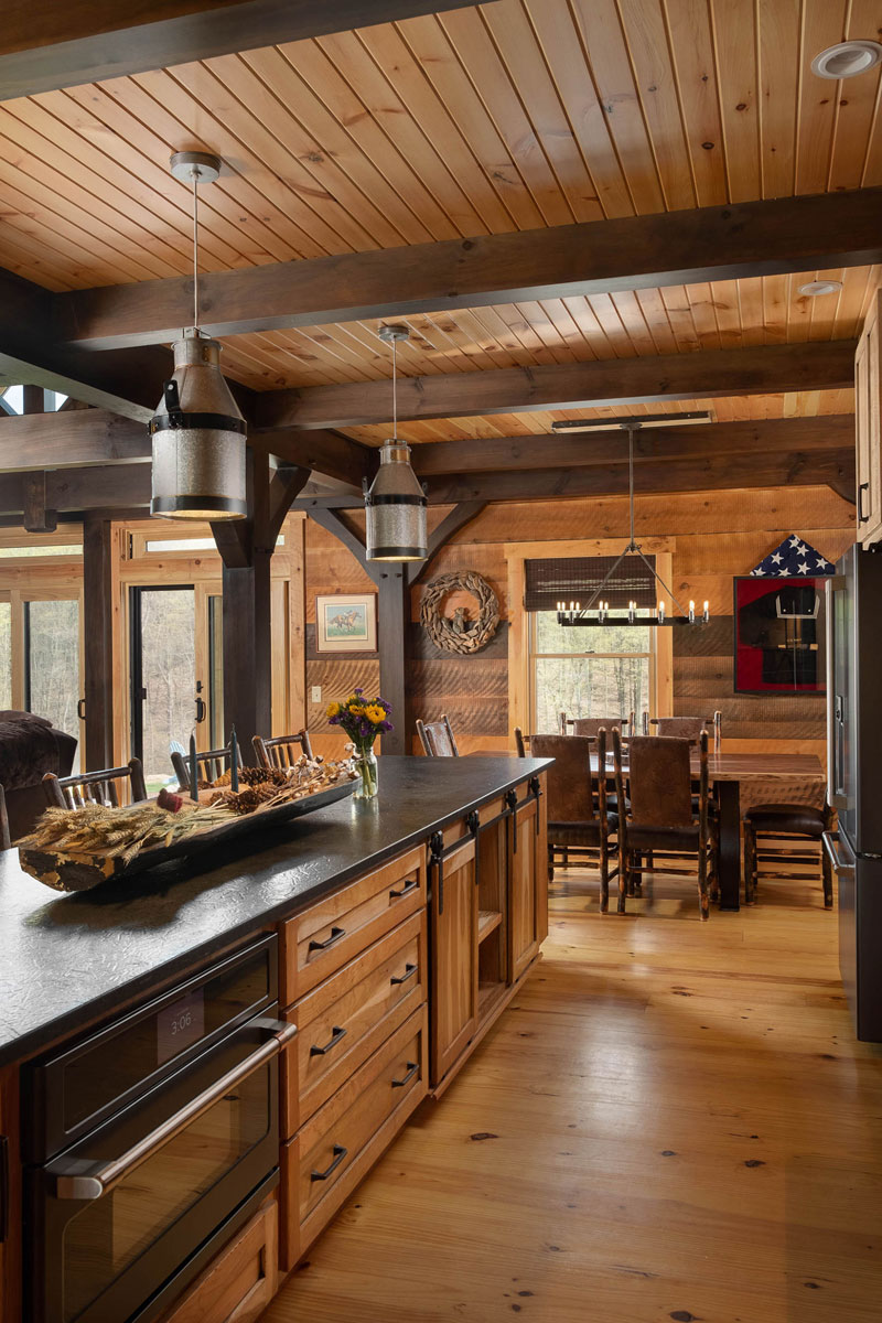 Timber framework yields character and beauty