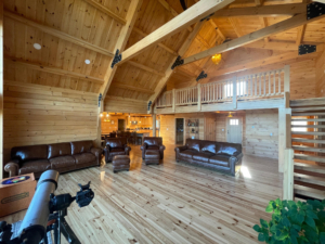 log home great room, log home living, log home, Timberhaven, kiln dried, white pine