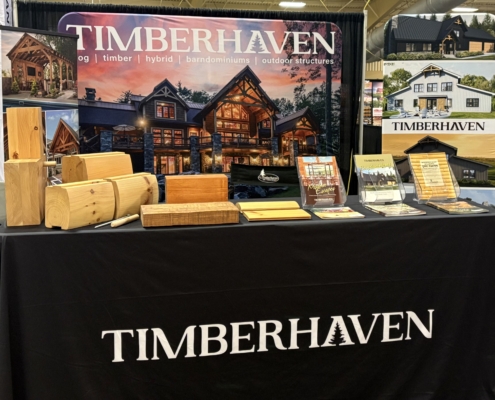 Timberhaven Log Home Trade Show Booth Display
