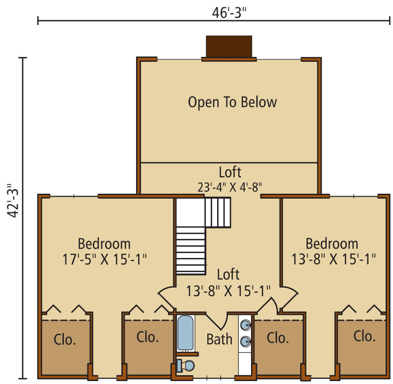 Chesapeake-I,Timberhaven Log Home,3 Bedrooms,2 Bathrooms