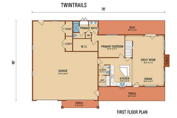 Twin-Trails, Timberhaven Log Home, 1 Bedroom,2 Bathrooms,Barndominium