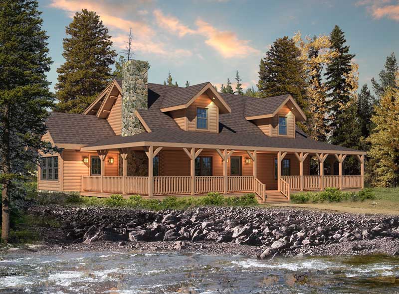 Meadow-View-II,Timberhaven Log Home,3 Bedrooms,2 Bathrooms