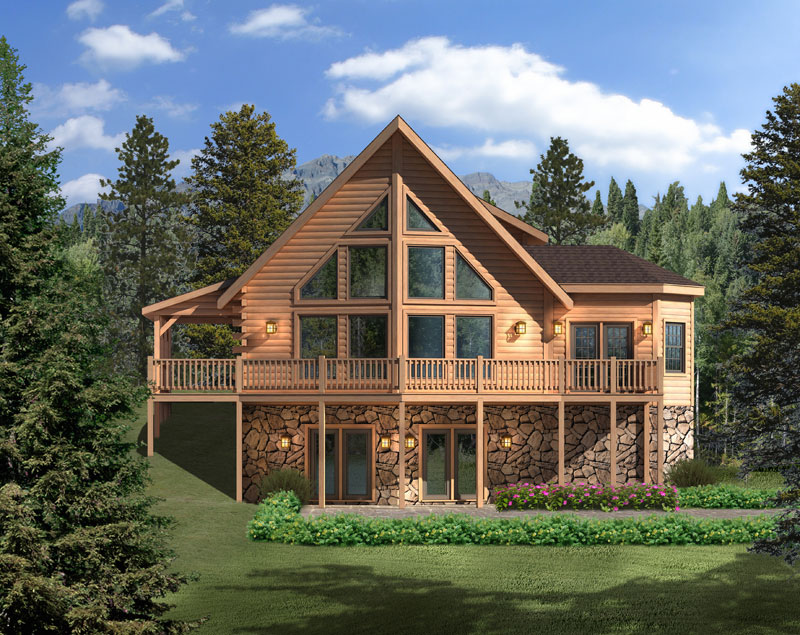 Aspen-Hill-II,Timberhaven Log Home,3 Bedrooms,2 Bathrooms