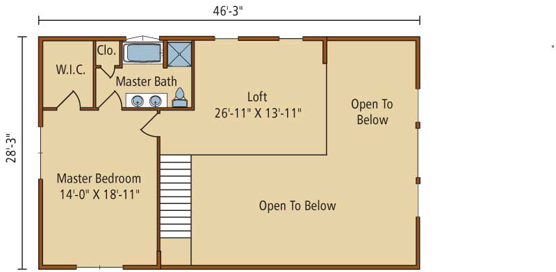 Keystone-I,Timberhaven Log Home,3 Bedrooms,2 Bathrooms