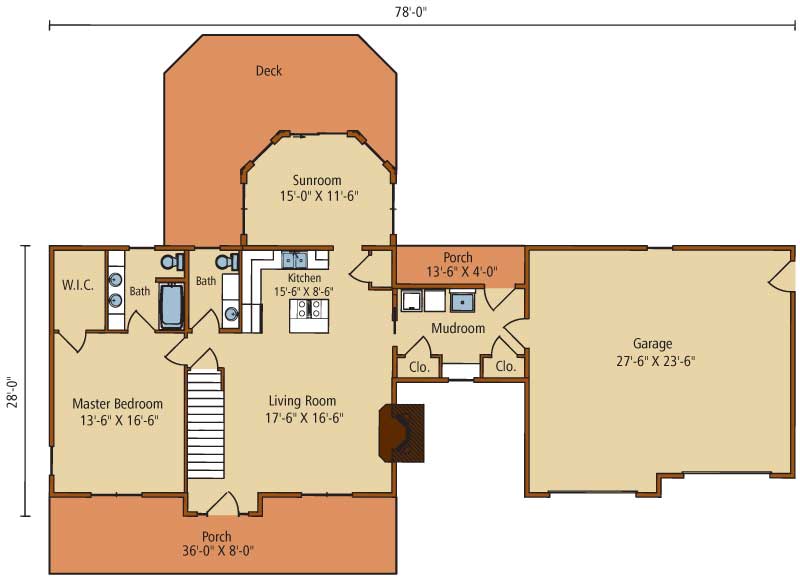 Swatara-II,Timberhaven Log Home,3 Bedrooms,2 Bathrooms