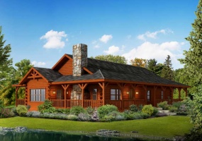 Liberty,Timberhaven Log Home,3 Bedrooms,2 Bathrooms