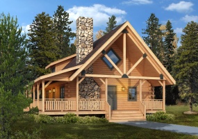 Clear-Creek, Timberhaven Log Home, 3 Bedrooms,3 Bathrooms,Log Homes