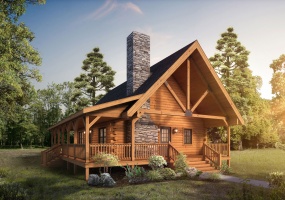Valley-View1, Timberhaven Log Home, 3 Bedrooms,2 Bathrooms,Log Homes