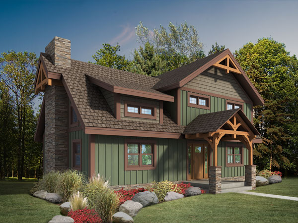 Craftsman Timber Frame Exterior